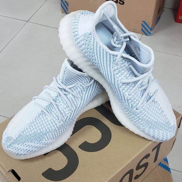 adidas yeezy 350 ice blue sports and leisure women